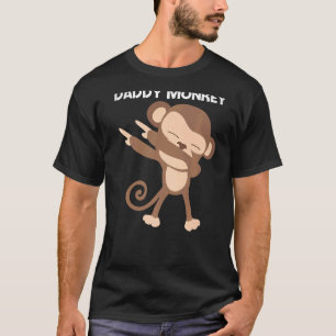 Monkey For Men Dad Ape Zoo Wild Animal T-Shirt