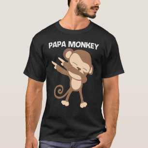 Monkey For Men Dad Ape Zoo Wild Animal T-Shirt
