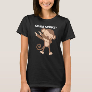 Monkey For Women Mum Ape Zoo Wild Animal   1 T-Shirt