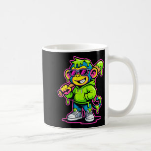 Monkey Funny Animals Baseball Drip Kids Youth Boys Coffee Mug