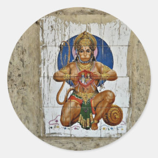 Monkey God Classic Round Sticker