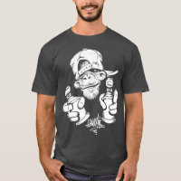Monkey Graffiti Hip Hop Rap Music Ape Graphic