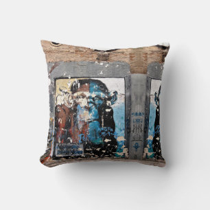 Monkey Graffiti Throw Cushion 41 x 41 cm
