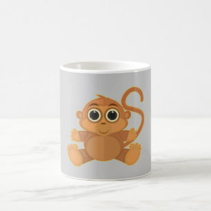 Monkey - Grey Coffee Mug
