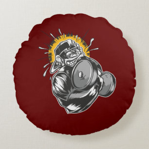 Monkey GYM Round Cushion