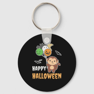 Monkey Halloween Balloons For Kids Cute Monkeys Key Ring