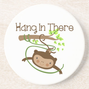 Monkey Hang in There Coaster
