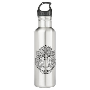 Monkey Head Doodle 710 Ml Water Bottle