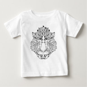 Monkey Head Doodle Baby T-Shirt