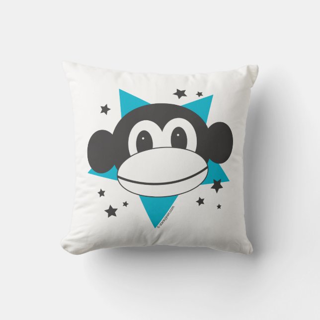 Monkey Head Pillow (Front)
