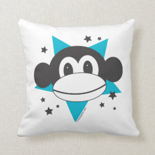 Monkey Head Pillow