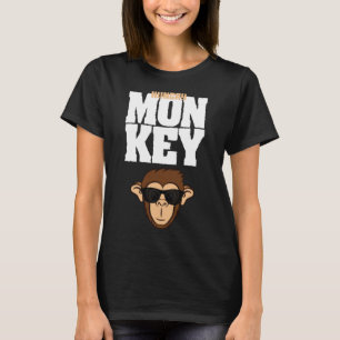 Monkey Head With Sunglass Monkey T-Shirt