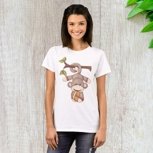 Monkey Holding A Football T-Shirt