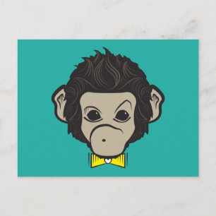 monkey identica postcard