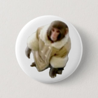 monkey ikea 6 cm round badge