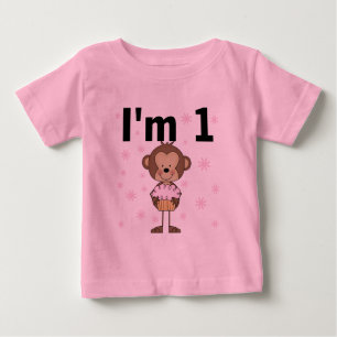 Monkey I'm 1 Birthday Tshirts and Gifts