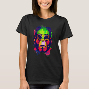 Monkey in colours 1 T-Shirt