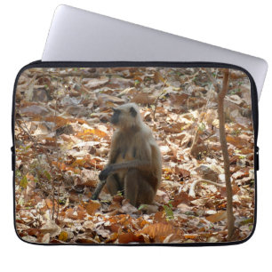Monkey in Dry Season Laptop Sleeve