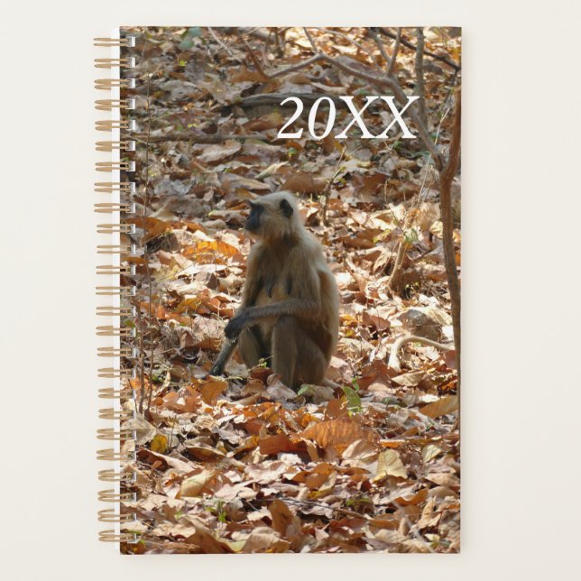 Monkey in Dry Season Planner (Front)