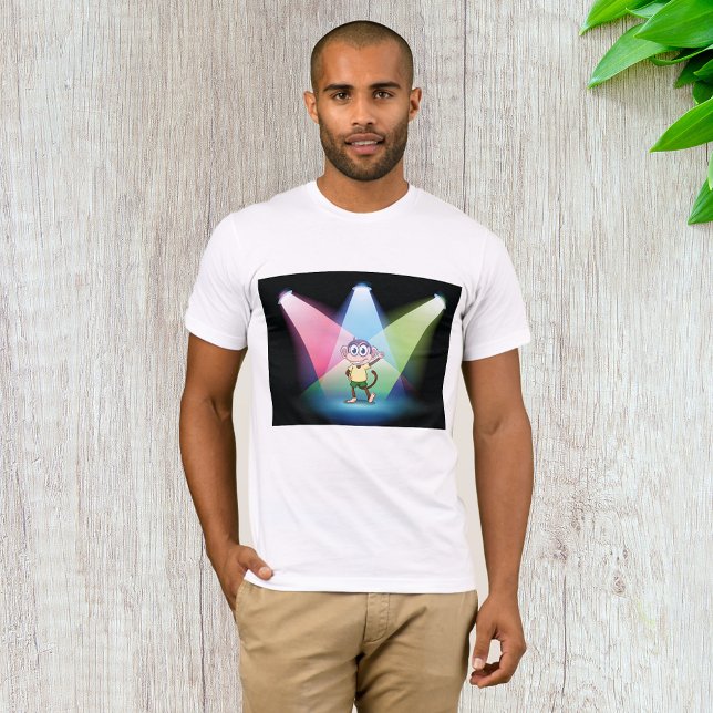 Monkey In Spotlights Mens T-Shirt (Creator Uploaded)
