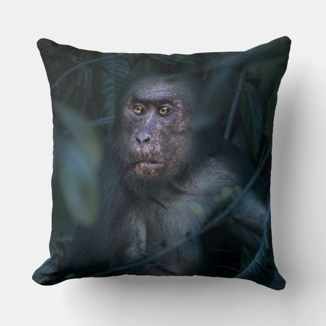 Monkey in the Jungle Cushion (Front)