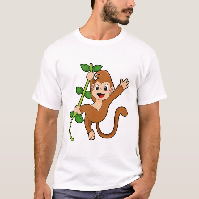 Monkey in the Jungle T-Shirt (Front)
