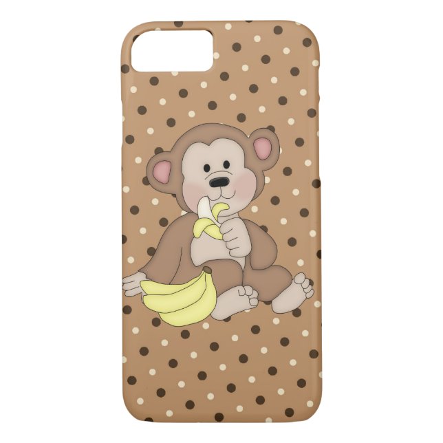 Monkey iPhone 7 barely there case (Back)