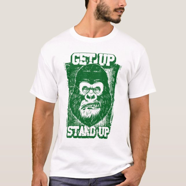 Monkey is smoking T-Shirt (Front)