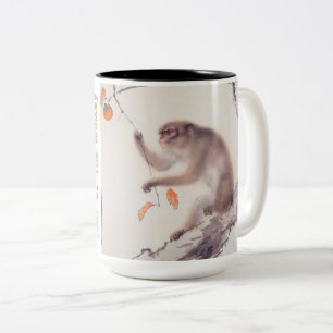 Monkey Japanese Painting Chinese Zodiac Mug