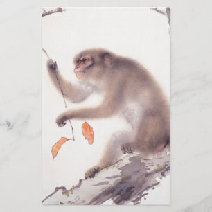 Monkey Japanese Painting - Year of the Monkey Stationery