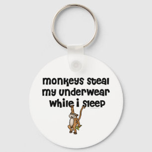 Monkey Joke Key Ring