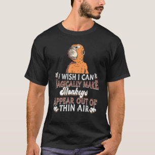 Monkey Jungle Animal   Magical Chimpanzee Ape Monk T-Shirt