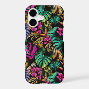 Monkey Jungle Dreams Seamless Surface Pattern