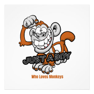 monkey  just a boy  photo print