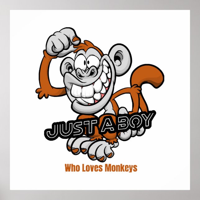 monkey  just a boy  poster (Front)
