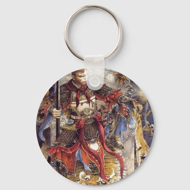 Monkey_King_by_EastMonkey Key Ring (Front)