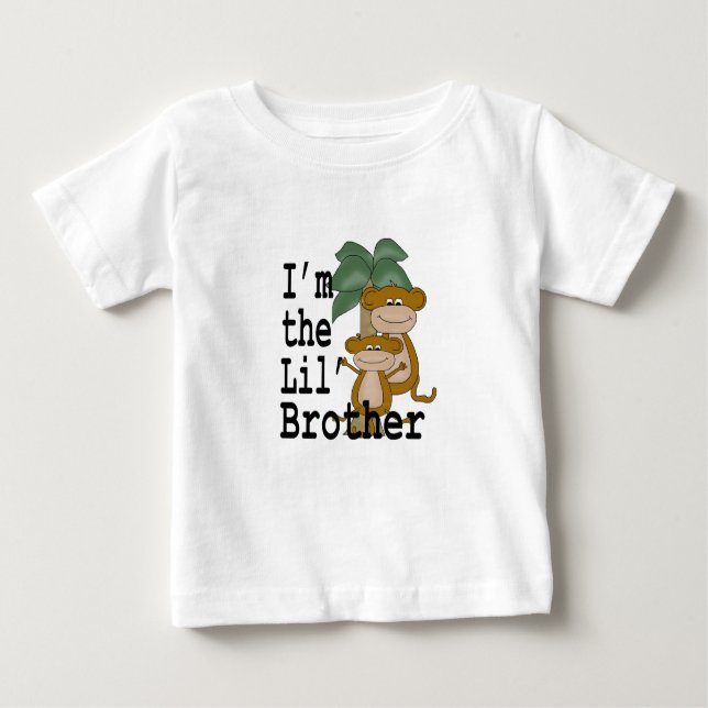 Monkey Little Brother Baby T-Shirt (Front)