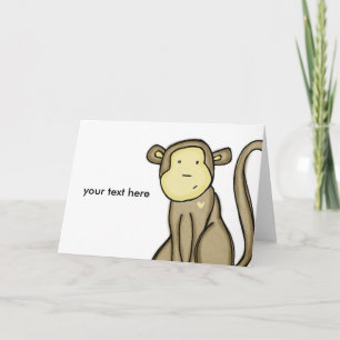 monkey love card