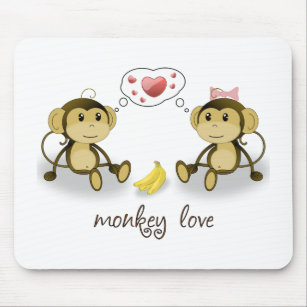 Monkey Love Mousepad