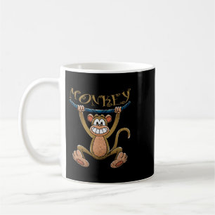 Monkey Lover Chimpanzee Zoo Animal Cute Monkey Coffee Mug