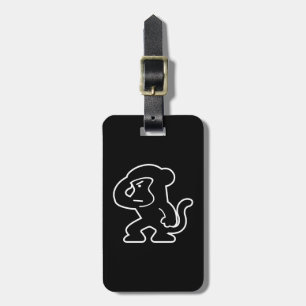 Monkey Luggage Tag