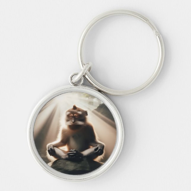 Monkey Monk Keychain (Front)