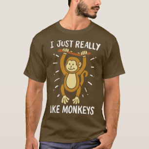 Monkey Monkey Lover Primate T-Shirt