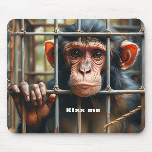 Monkey mouse pad (Front)