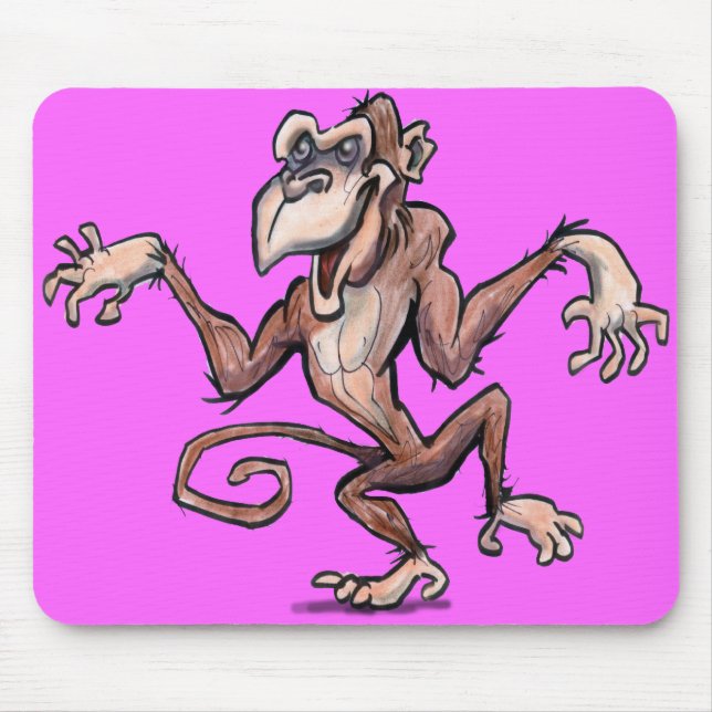 Monkey Mouse Pad (Front)