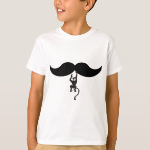 monkey moustache T-Shirt