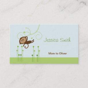 Monkey Mummy Calling Card