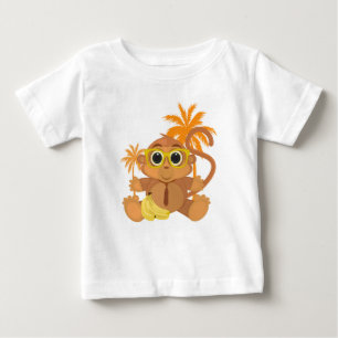 Monkey Nerd Baby T-Shirt