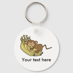 Monkey on bananas key ring