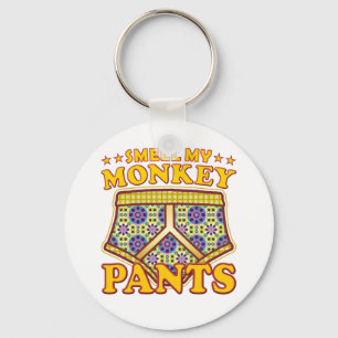 Monkey Pants Smell Key Ring